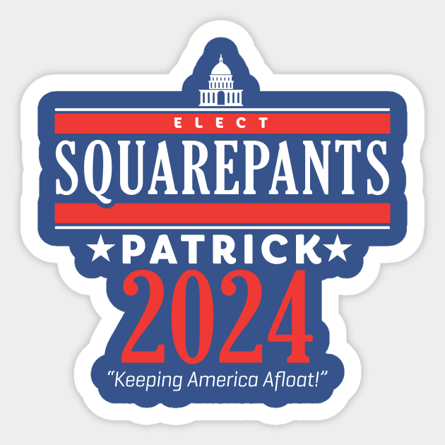 Squarepants Patrick 2024 Sticker by MindsparkCreative